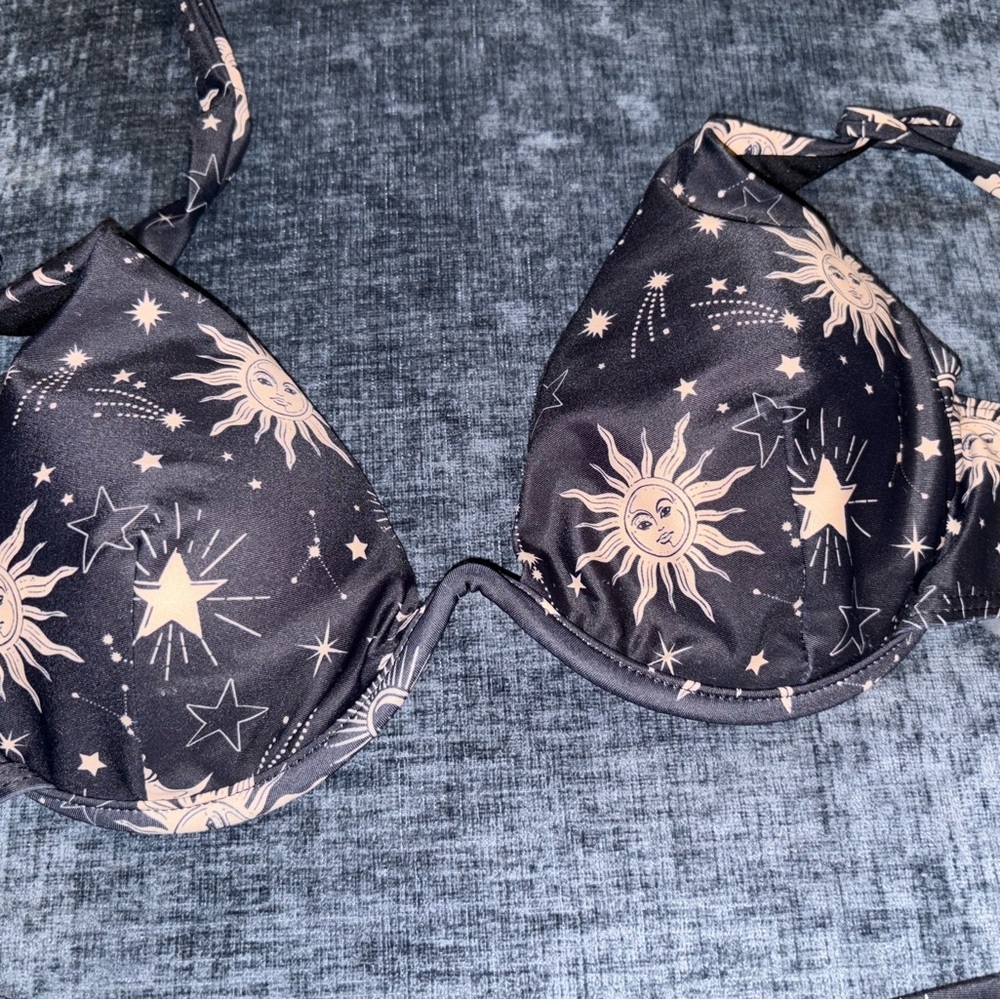 Size Large Celestial Bikini Sun And Moon Stars Unworn - Picture 5 of 6